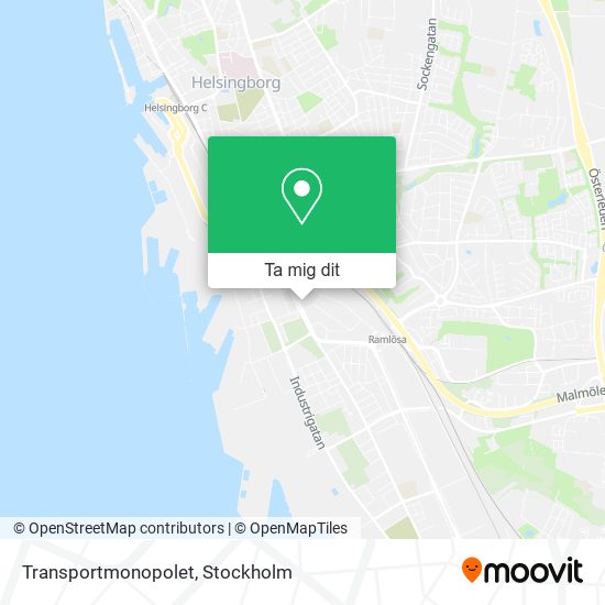 Transportmonopolet karta