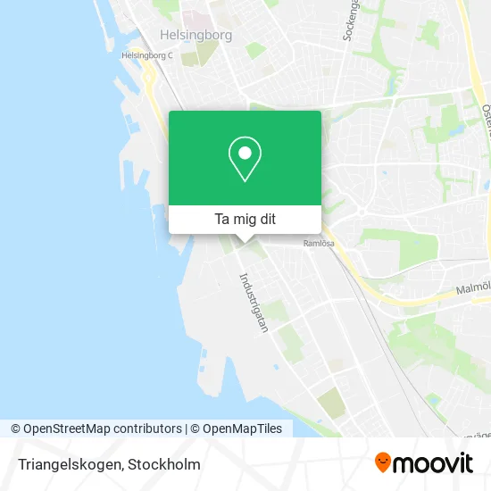 Triangelskogen karta