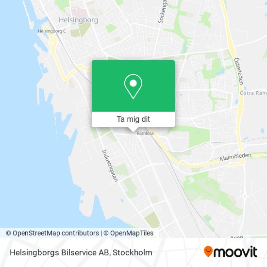 Helsingborgs Bilservice AB karta