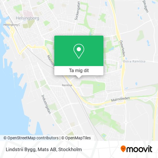 Lindstrii Bygg, Mats AB karta