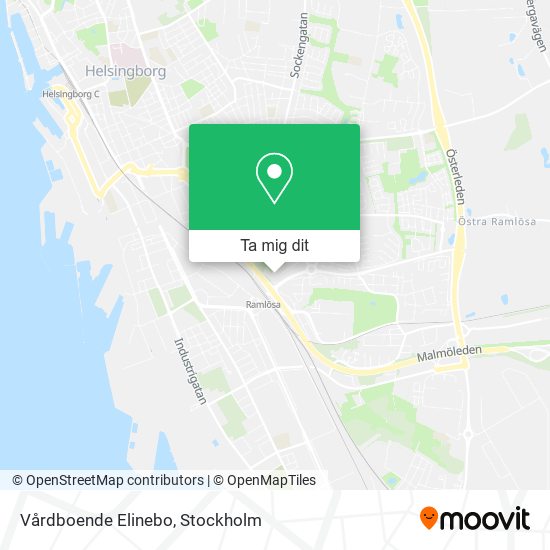 Vårdboende Elinebo karta