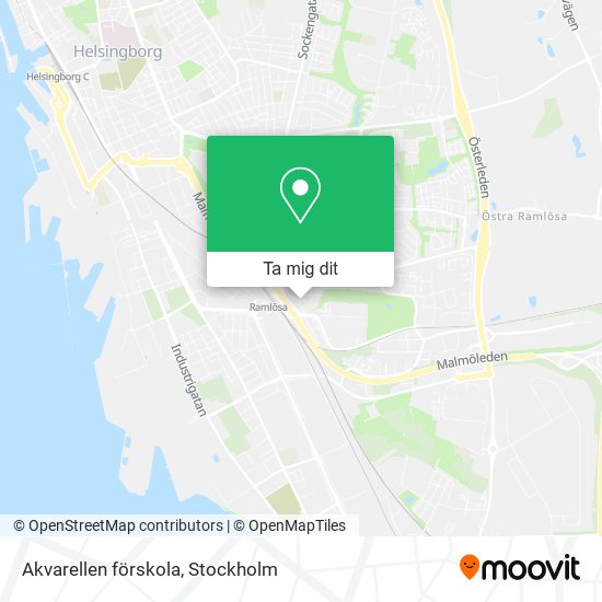 Akvarellen förskola karta