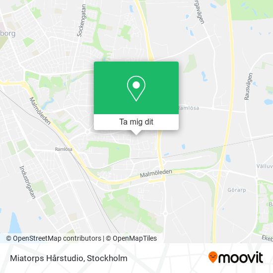 Miatorps Hårstudio karta