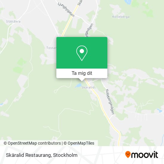 Skäralid Restaurang karta