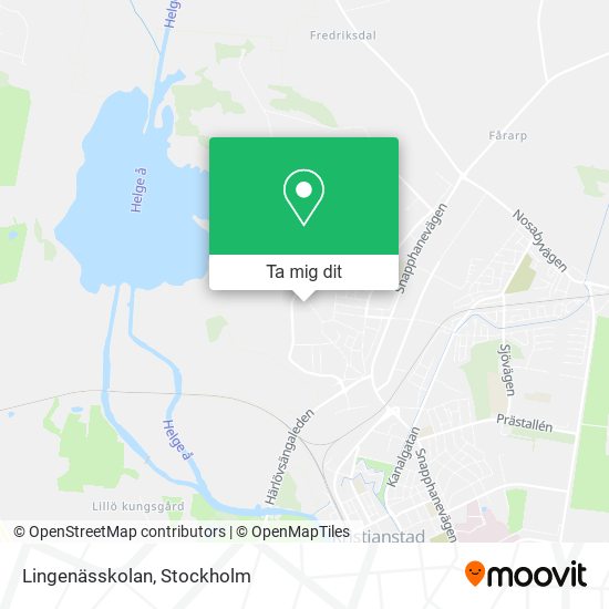 Lingenässkolan karta