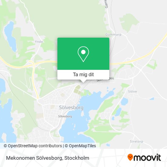 Mekonomen Sölvesborg karta