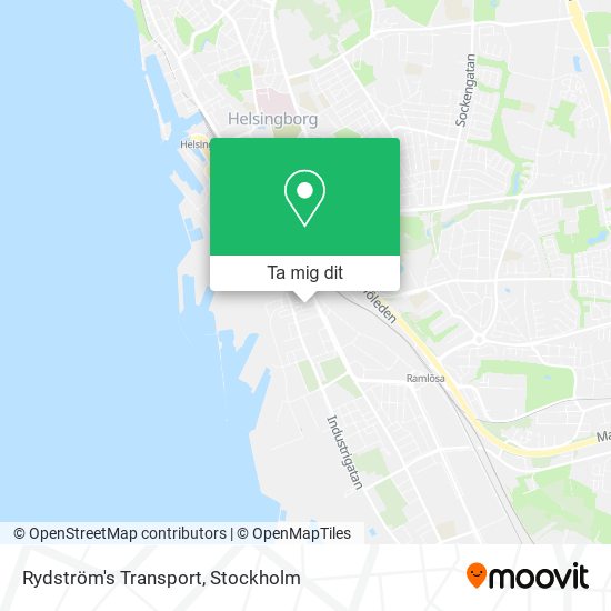 Rydström's Transport karta