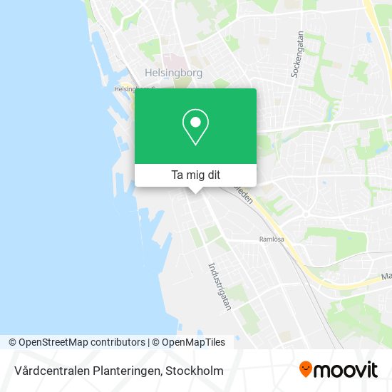 Vårdcentralen Planteringen karta