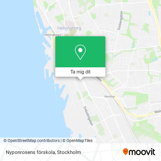 Nyponrosens förskola karta
