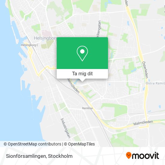 Sionförsamlingen karta
