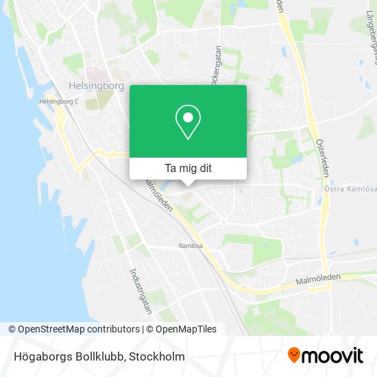 Högaborgs Bollklubb karta