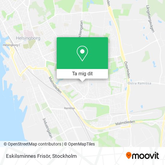 Eskilsminnes Frisör karta