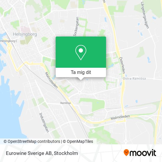 Eurowine Sverige AB karta