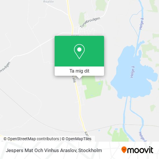 Jespers Mat Och Vinhus Araslov karta