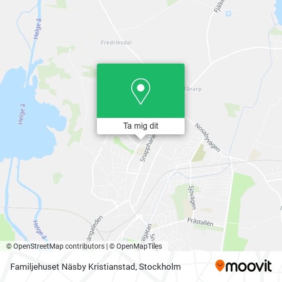 Familjehuset Näsby Kristianstad karta