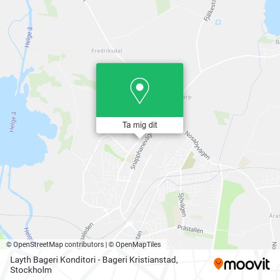 Layth Bageri Konditori - Bageri Kristianstad karta