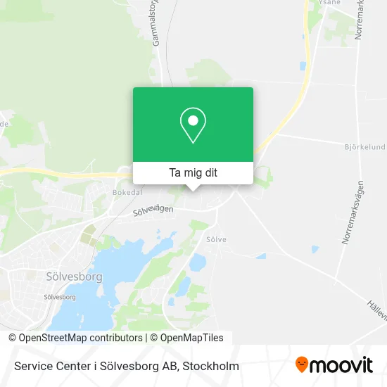 Service Center i Sölvesborg AB karta