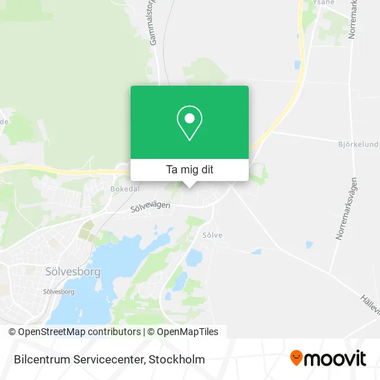 Bilcentrum Servicecenter karta