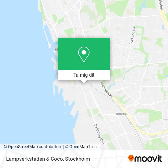 Lampverkstaden & Coco karta