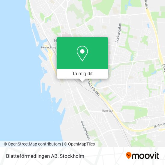 Blatteförmedlingen AB karta