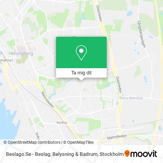 Beslago.Se - Beslag, Belysning & Badrum karta