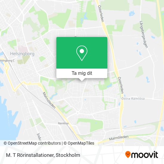 M. T Rörinstallationer karta