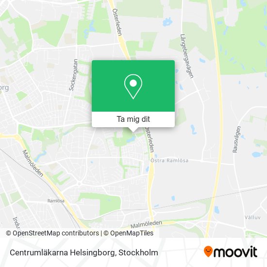 Centrumläkarna Helsingborg karta