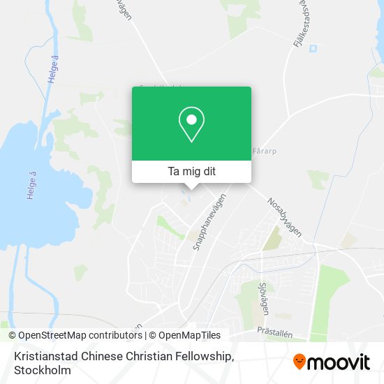 Kristianstad Chinese Christian Fellowship karta