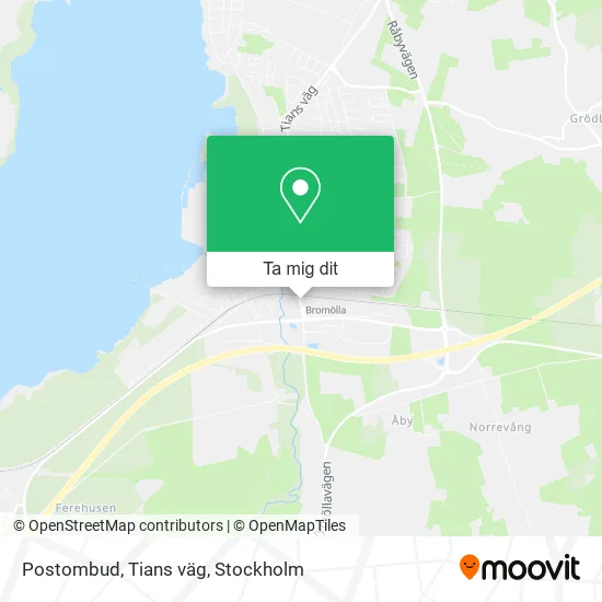 Postombud, Tians väg karta
