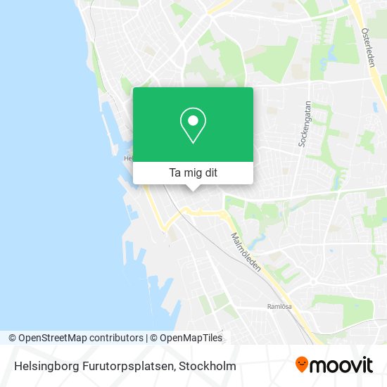 Helsingborg Furutorpsplatsen karta