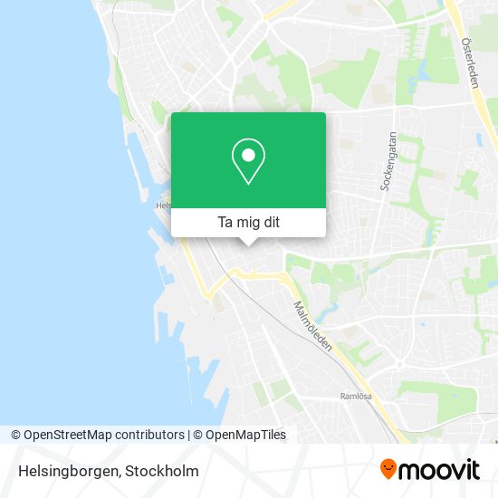 Helsingborgen karta