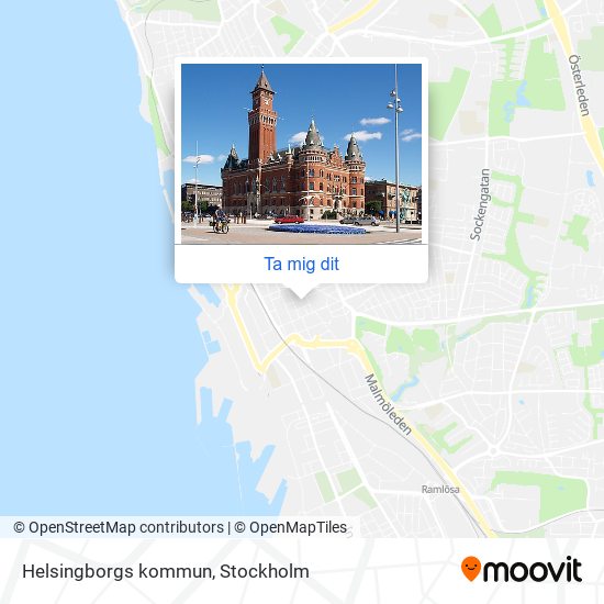 Helsingborgs kommun karta