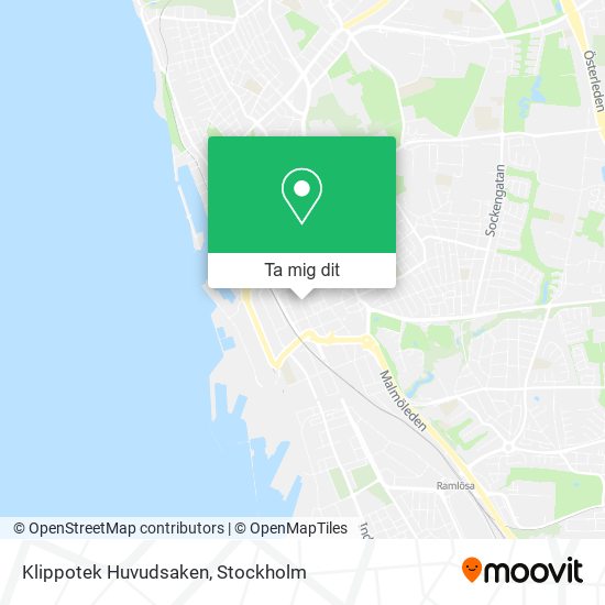 Klippotek Huvudsaken karta