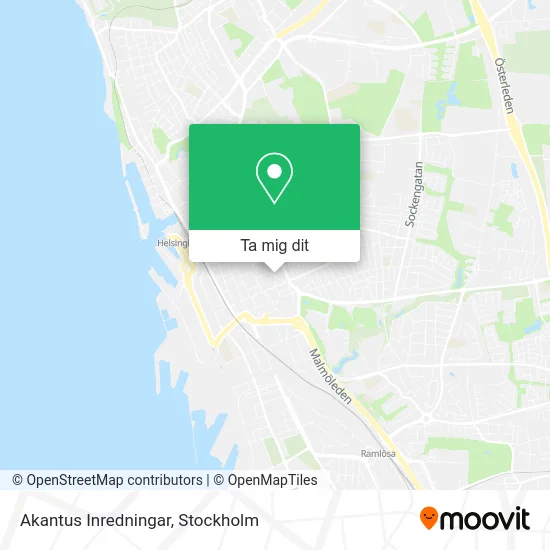 Akantus Inredningar karta