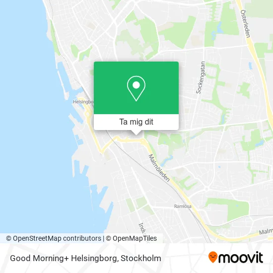 Good Morning+ Helsingborg karta