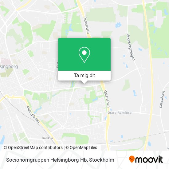 Socionomgruppen Helsingborg Hb karta