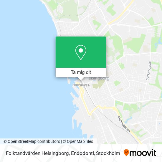 Folktandvården Helsingborg, Endodonti karta