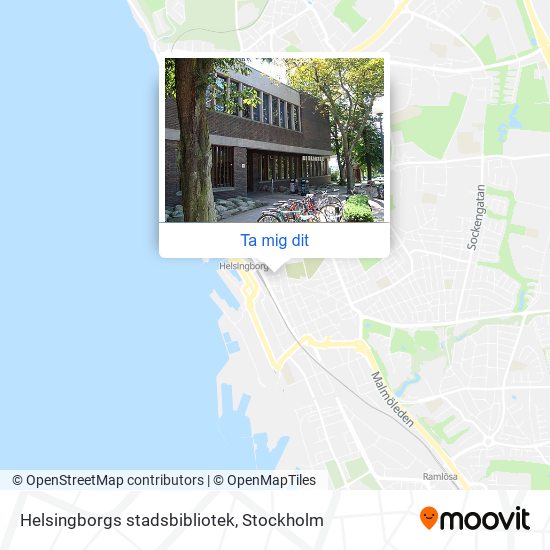 Helsingborgs stadsbibliotek karta
