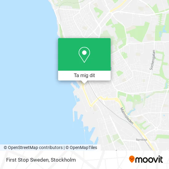 First Stop Sweden karta