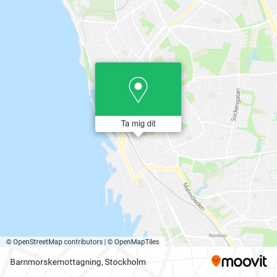 Barnmorskemottagning karta