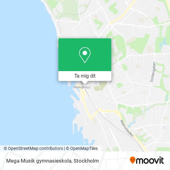 Mega Musik gymnasieskola karta
