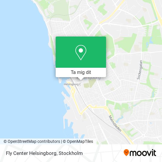 Fly Center Helsingborg karta