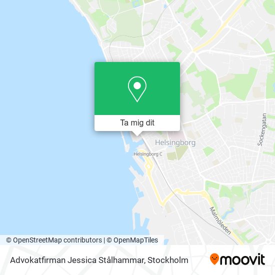 Advokatfirman Jessica Stålhammar karta