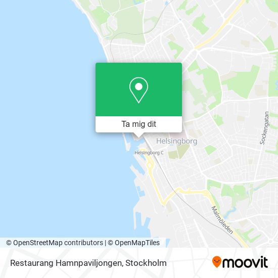 Restaurang Hamnpaviljongen karta