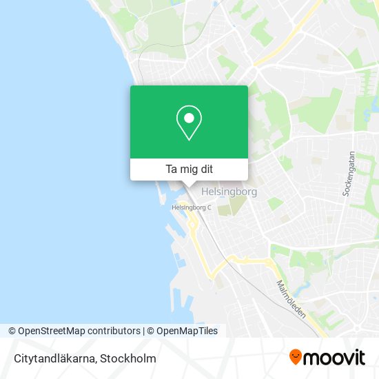 Citytandläkarna karta