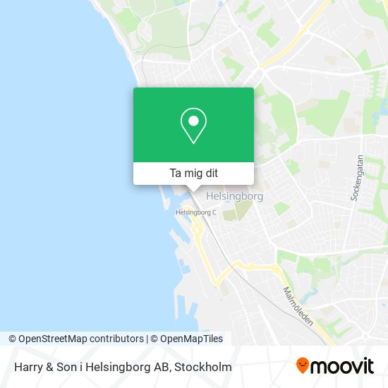 Harry & Son i Helsingborg AB karta