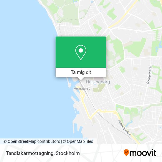 Tandläkarmottagning karta