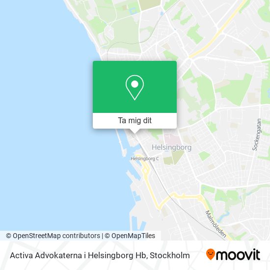 Activa Advokaterna i Helsingborg Hb karta