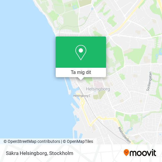 Säkra Helsingborg karta