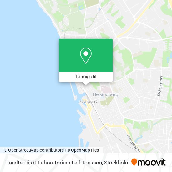 Tandtekniskt Laboratorium Leif Jönsson karta